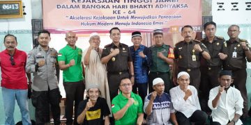 Kejati Jambi Gelar Bakti Sosial Dalam Rangka HBA ke-64 Tahun 2024. (Foto: Diskominfo/Harun)