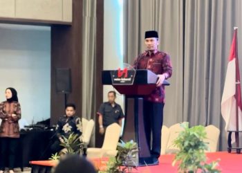 Pelaksanaan Munas II ADPSI dan ASDEPSI di Swiss- Belhotel Jambi, Senin (22/7). (Foto: Humas)
