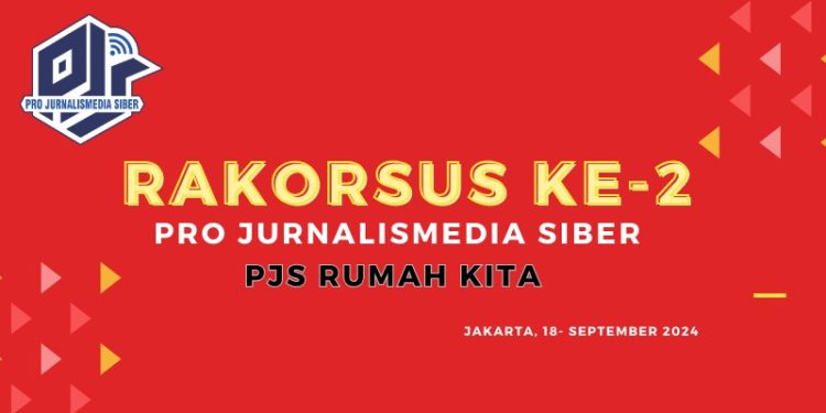 Banner Rakorsus PJS ke-2 yang akan diselenggarakan Rabu (18/09/2024).