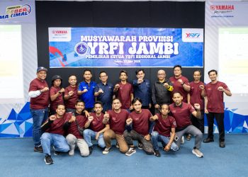 Yamaha Riders Federation Indonesia (YRFI) Chapter Jambi. (Dok Foto: Yamaha Jambi)